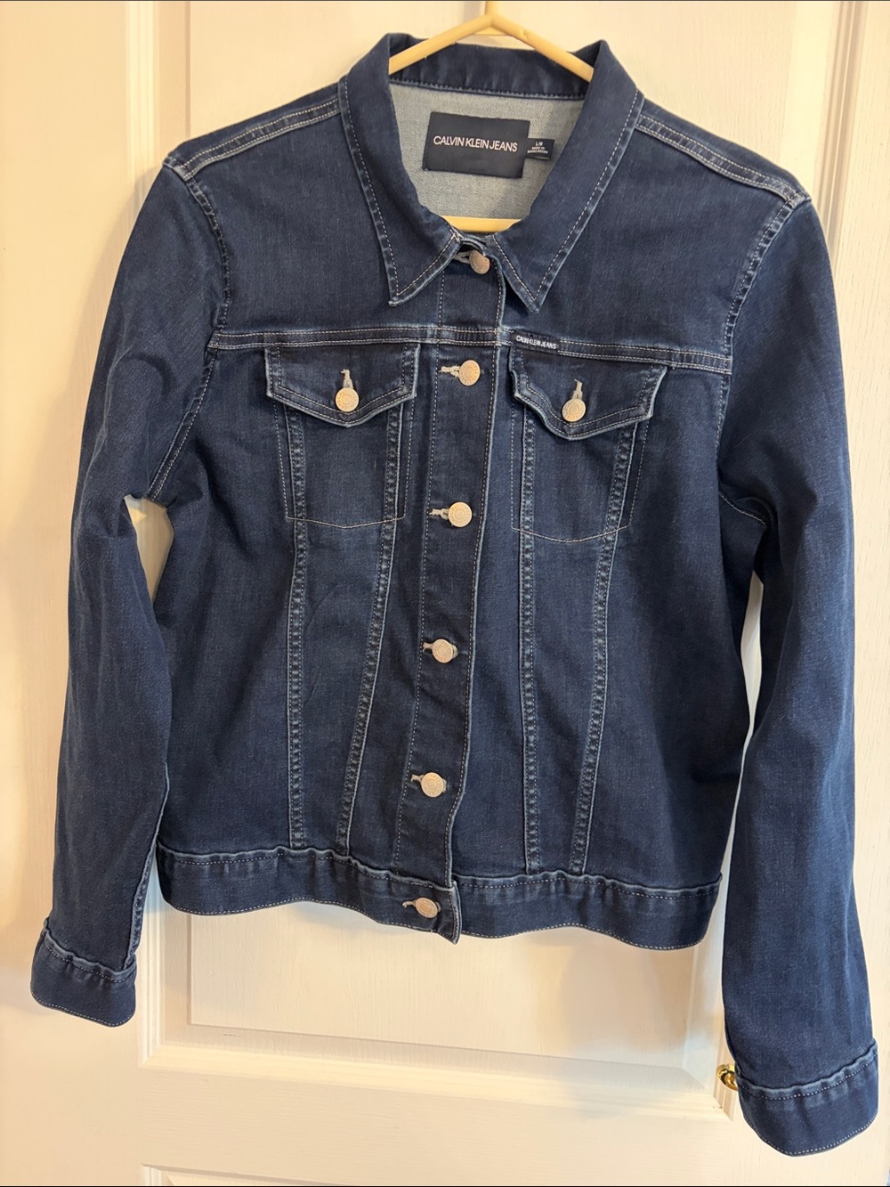 Calvin Klein Jeans Women’s Indigo Denim Trucker Jacket